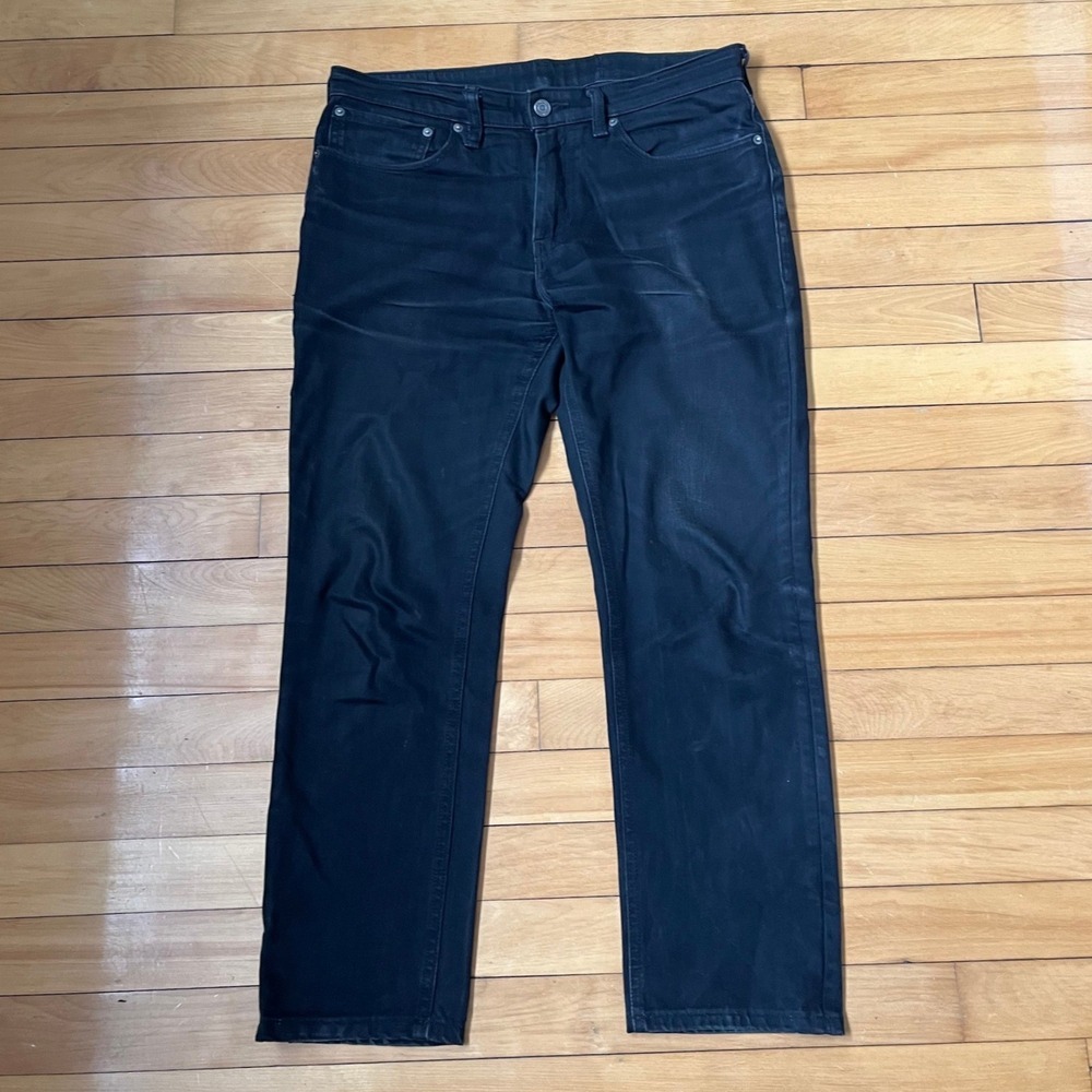 Levis 511 Slim Fit Jeans Mens 34x32 Black Denim Pants 04511-1915